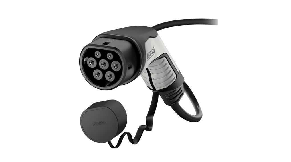 EV-laadkabel, Type 2 - Open-end, Modus 3, behuizing C, 26.6kW, 4m